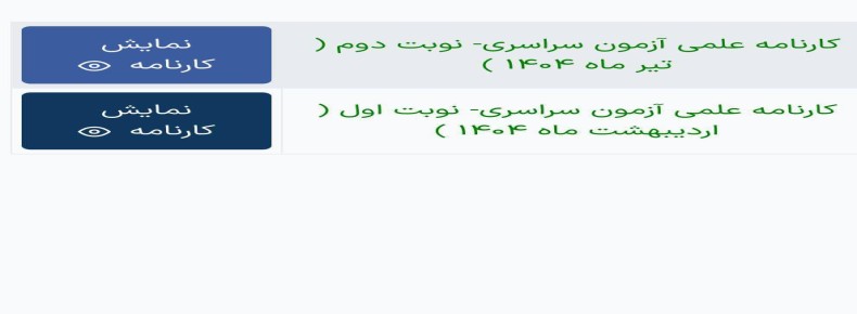 نتایج کنکور تیر ماه اعلام شد
