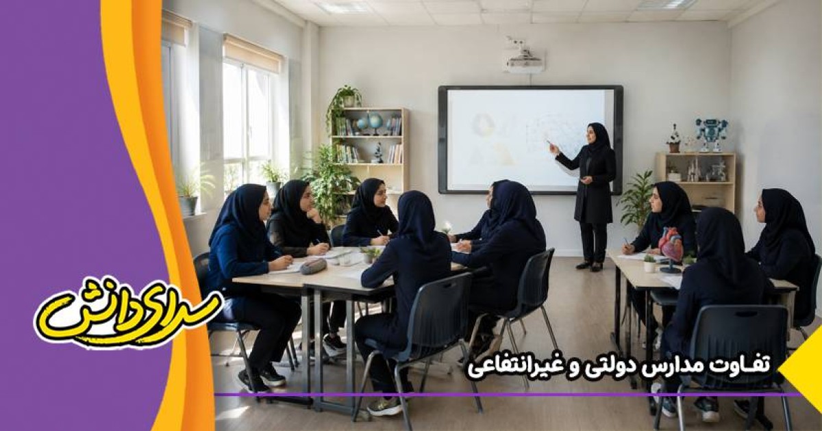 تفاوت مدارس دولتی و غیرانتفاعی | مقایسه شهریه و کیفیت